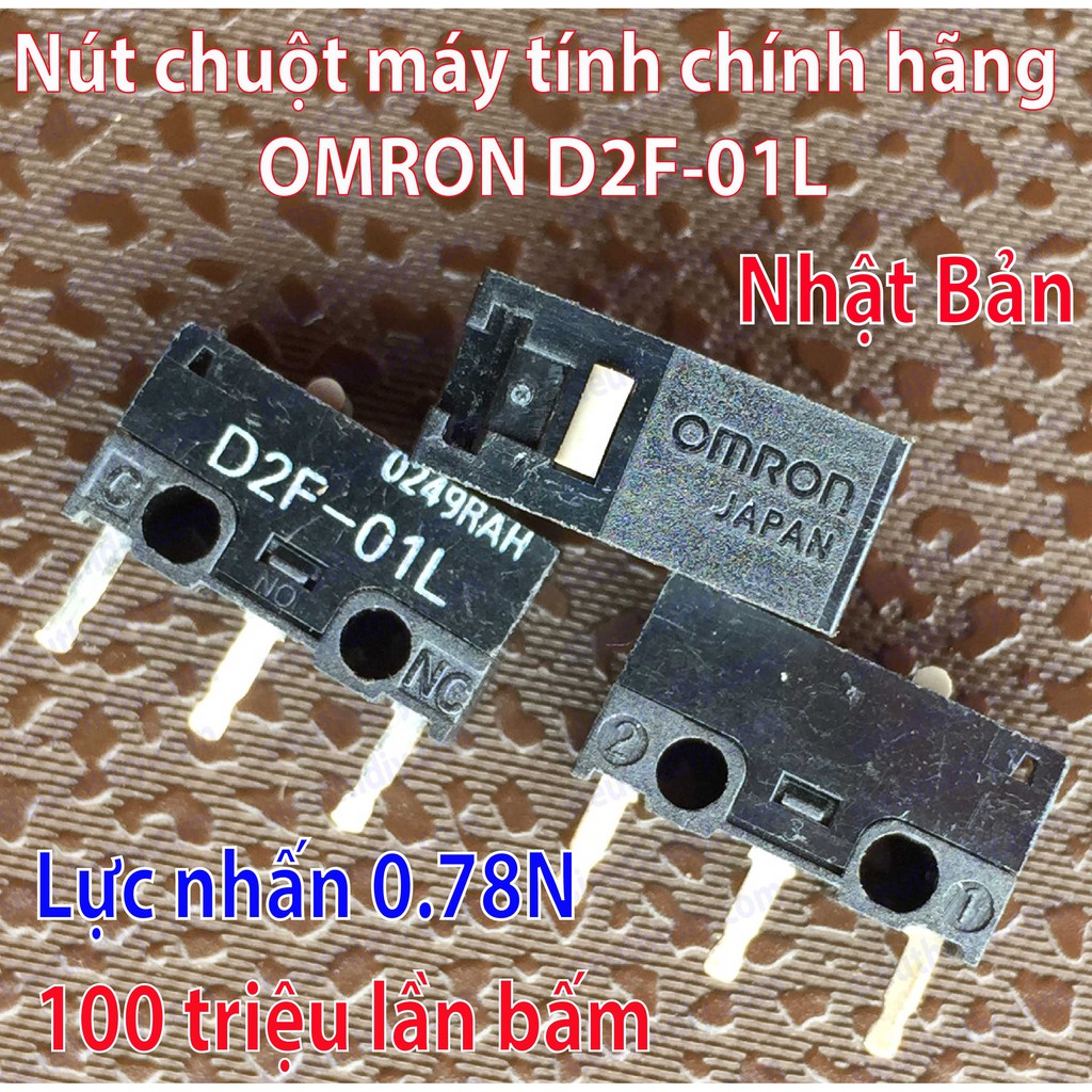 Nút bấm chuột máy tính cao cấp chính hãng OMRON, CHERRY