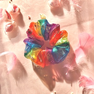 Scrunchies Cầu vồng bướm