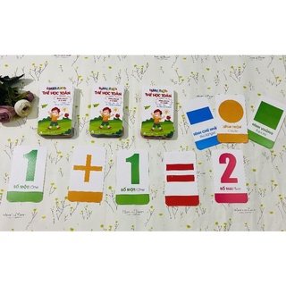 Flash card - thẻ học toán dành cho bé 4 đến 6 tuổi