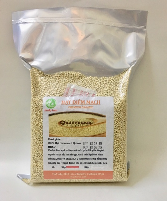 1kg Hạt Diêm mạch Quinoa - Hạt Diêm mạch NK Mỹ