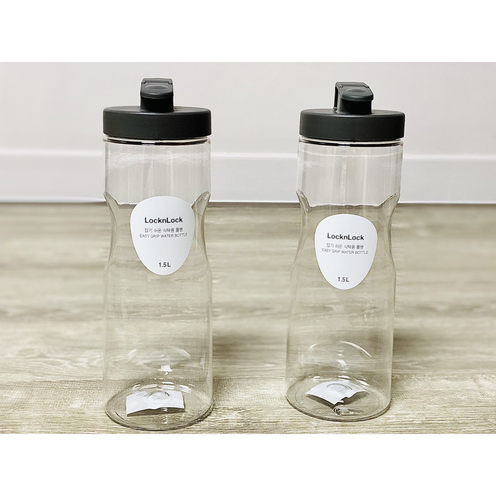 BÌNH NHỰA 1.5L LOCKNLOCK EASY GRIP, chứa đựng nước Lock&amp;Lock Lock &amp; Lock N, plastic water bottle 1500ml 1500 ml 1.5 lit