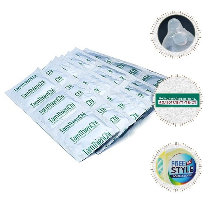 Bao cao su Tâm Thiện Chí TTC Guardian mỏng trơn hộp 144 cái