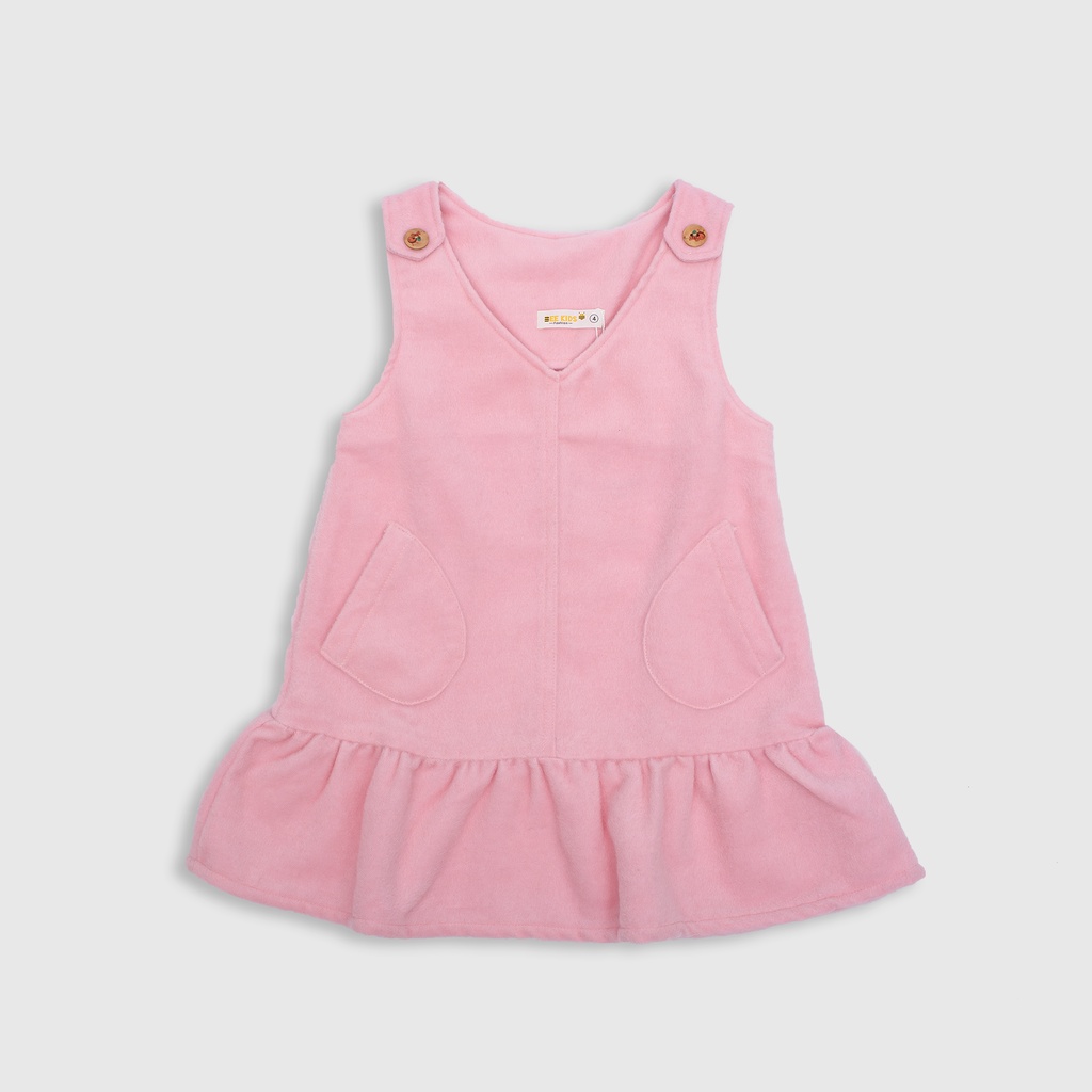 Yếm Nhung Bé Gái Bee Kids Chất Liệu Nỉ Nhung Dày Dặn , Ấm Áp (1-5 Tuổi) 1YN00911ST