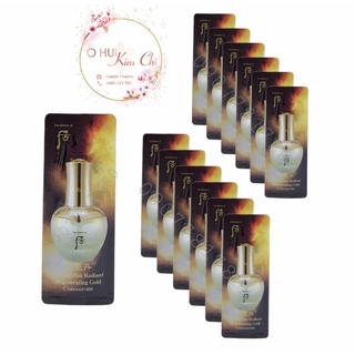 Gói Tinh chất vàng whoo hwa huyn radiant gold 1ml