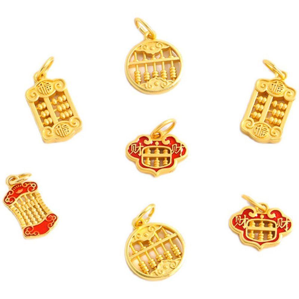 JARRED Mặt Dây Chuyền Bằng Đồng Hình Bàn Tính Ruyi Thời Trang