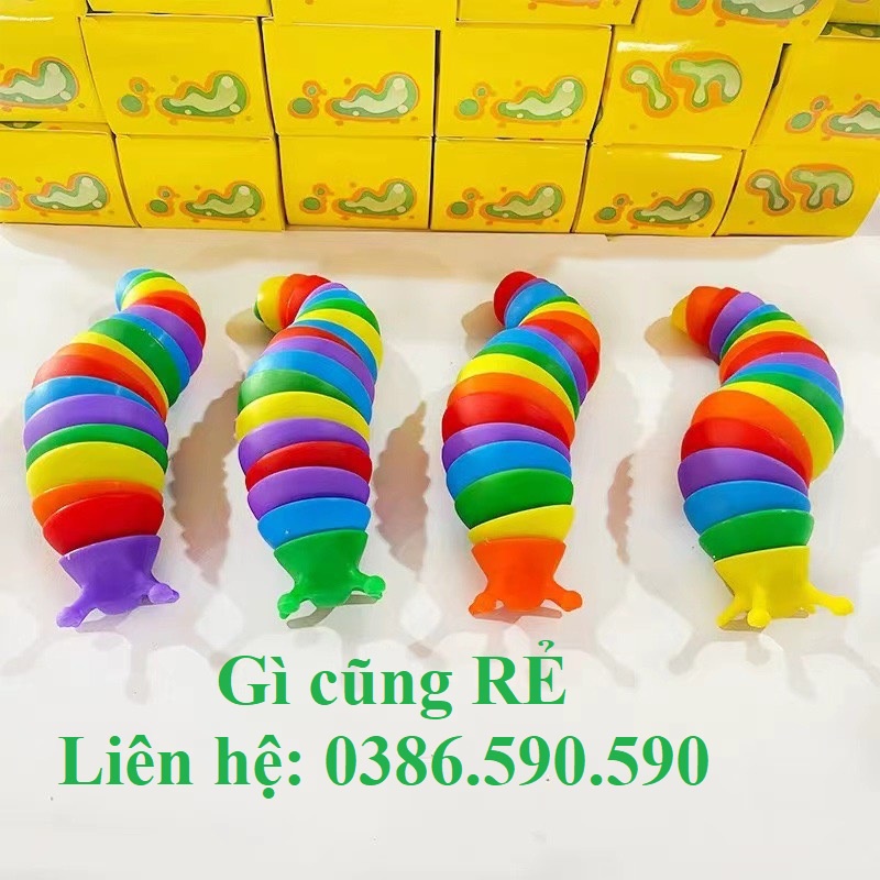 Đồ chơi ốc sên 3D giảm stres , Tôm nhựa ABS, đồ chơi kích thích giác quan trẻ em, giúp giảm căng thẳng