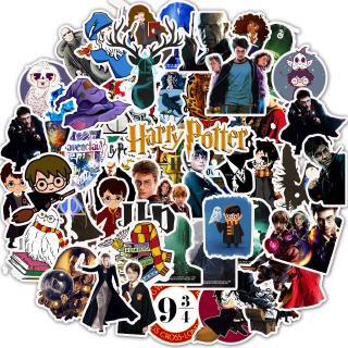 Set 50 hình dán graffiti họa tiết phim Harry Potter chống thấm nước