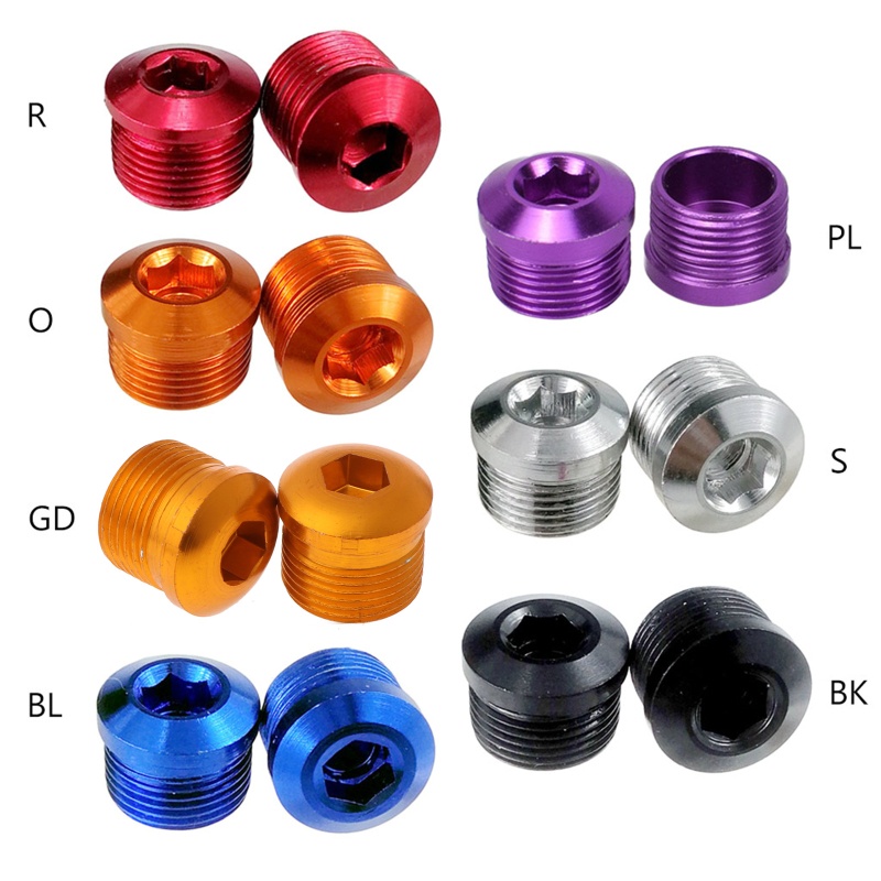 Set 2 Vỏ Bọc Bàn Đạp Xe Đạp Bằng Hợp Kim Nhôm Chống Bụi