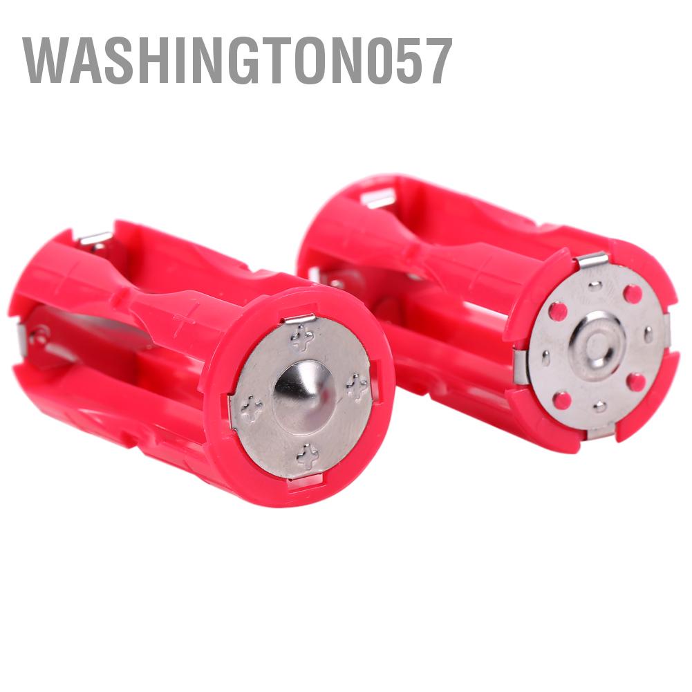 Hàng HotGiá đỡ bộ chuyển đổi gắn 4 pin AAA song song màu đỏ tiện dụngHàng giao ngaywashington057