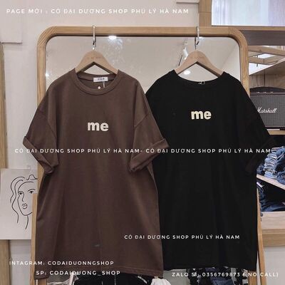 Áo phông chữ Me from rộng unisex nhiều màu