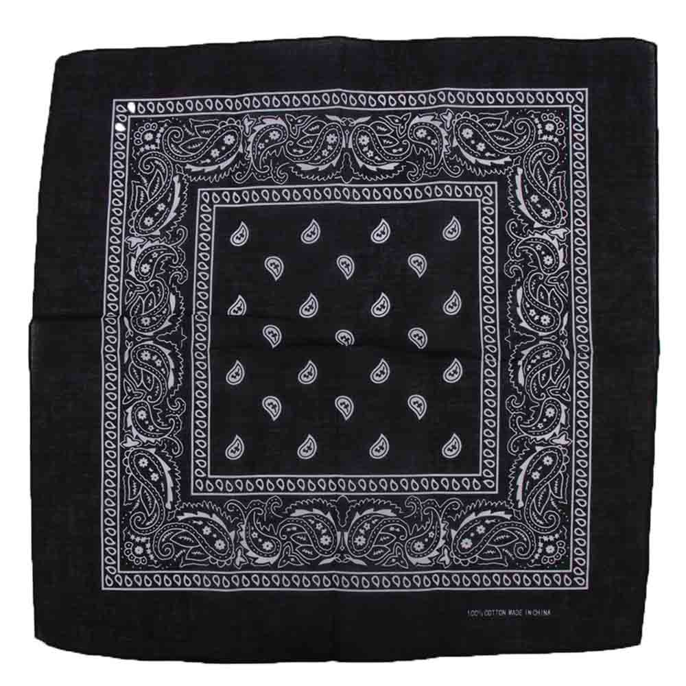 Khăn vuông in hoa bằng vải cotton