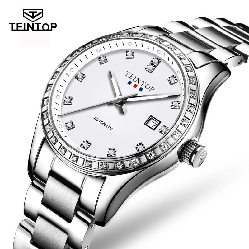 Đồng hồ nữ chính hãng Teintop T8686-4 hàng mới,Kính sapphire ,chống xước,Chống nước,máy cơ,Bảo Hành 12 Tháng