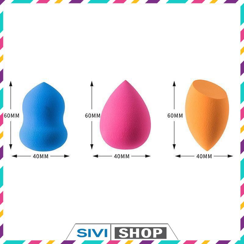 Mút tán kem nền mút trang điểm mềm mịn