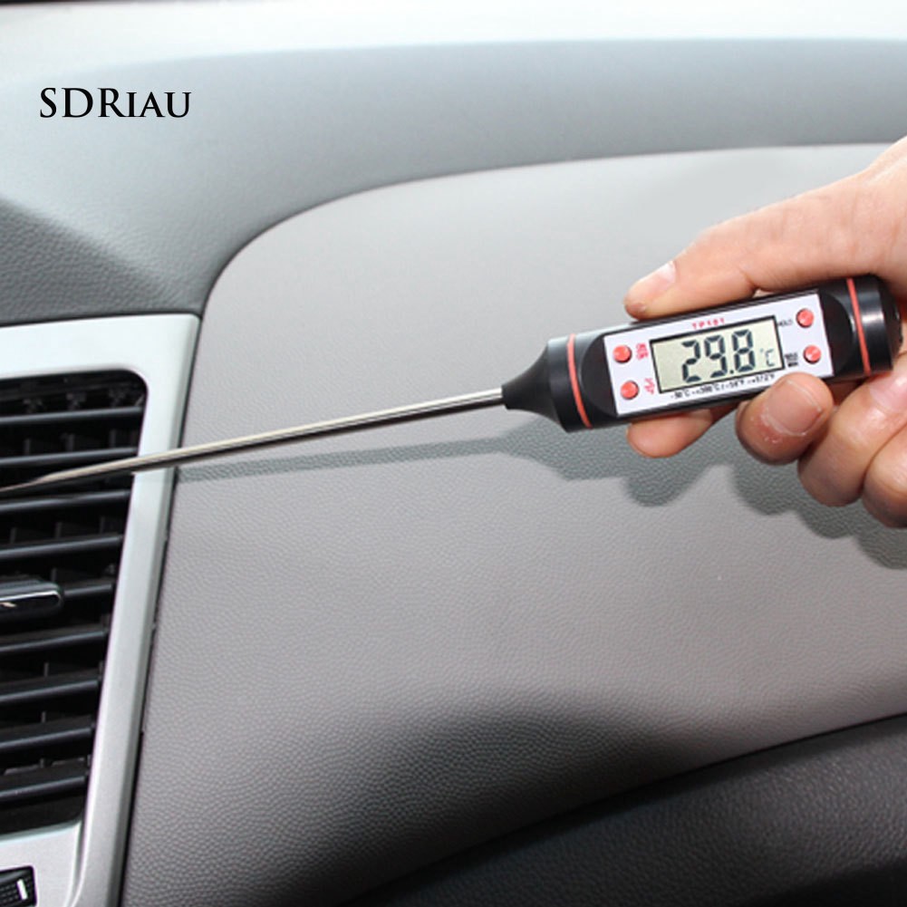 Bút đo nhiệt độ lỗ thông gió xe hơi có màn hình hiển thị LCD