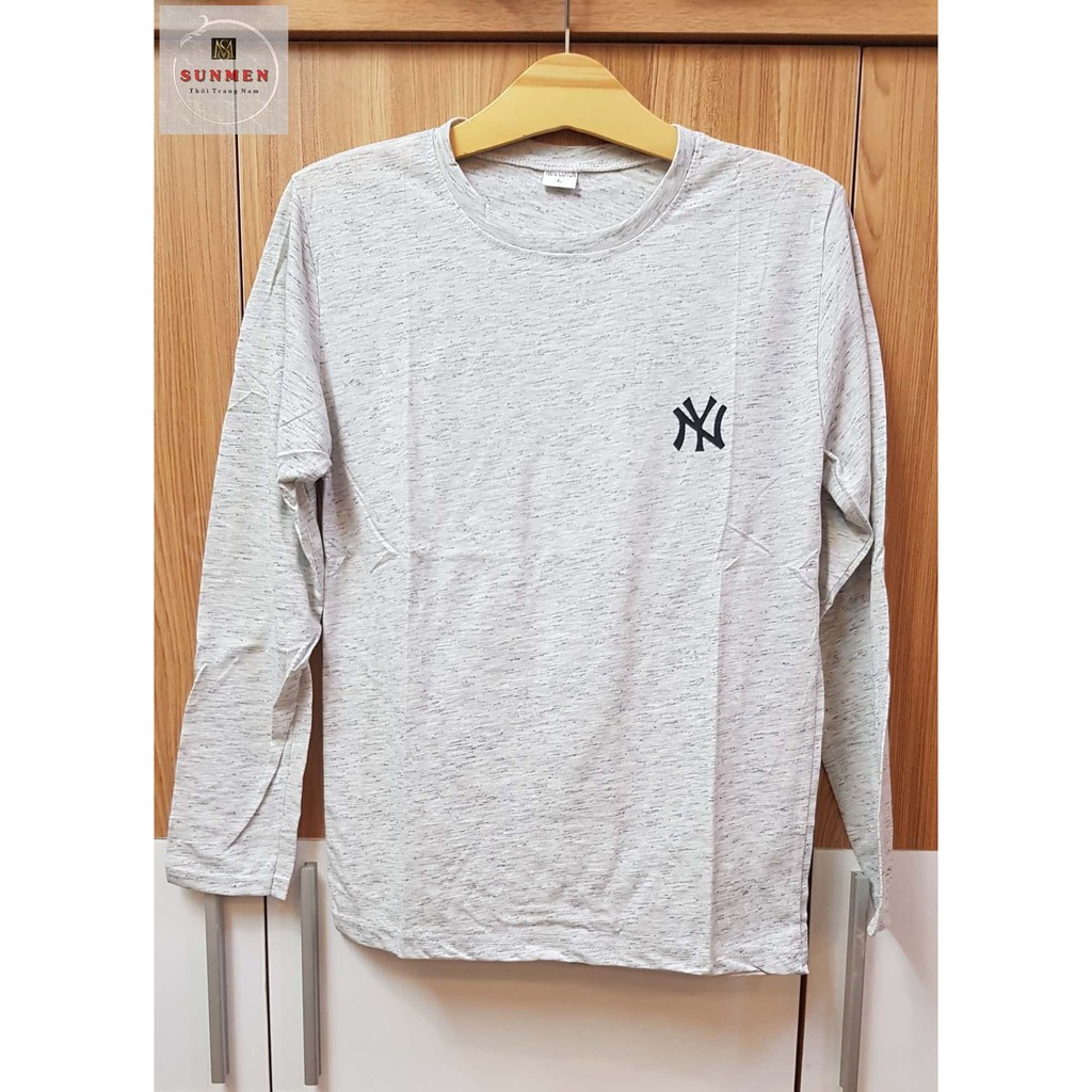 [HCM] Áo Thun Nam Cotton Cổ Tròn Dài Tay Vải Mềm Mịn Thoáng Mát Size Từ 45 - 85kg,phù hợp mặc nhà,mặc đi chơi