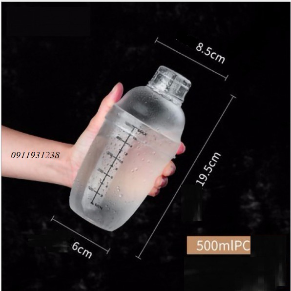 Bình lắc shaker 500ml