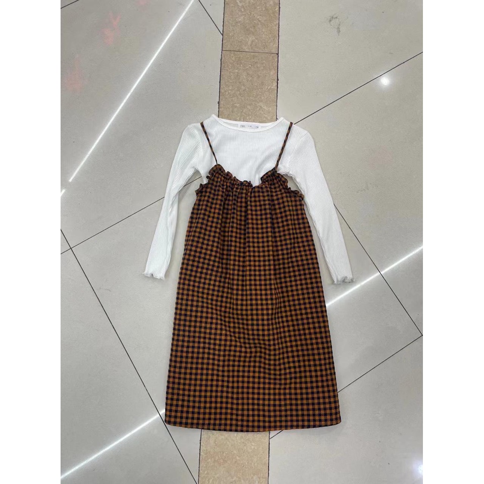 Set áo kèm váy ZARA xuất xịn