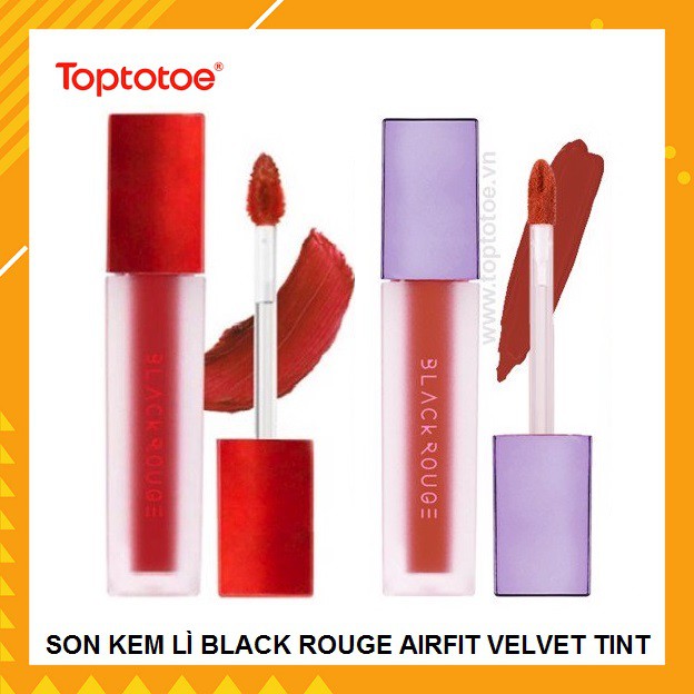 (Sẵn 22 màu) Son Kem Lì Black Rouge Airfit Velvet Tint [THE RED/ MOOD FILTER]