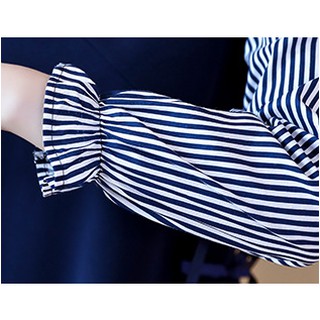 Đầm bầu công sở tay dài