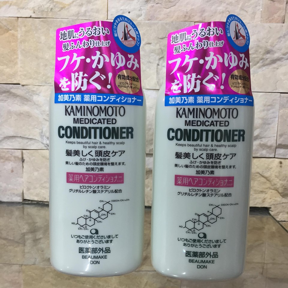 Dầu xả mọc tóc Kaminomoto Medicated Conditioner Nhật Bản