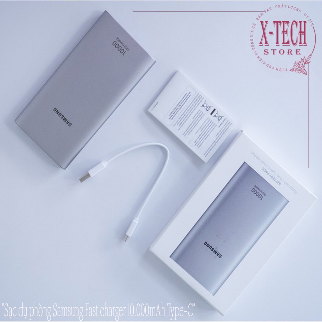 Sạc dự phòng Samsung sạc nhanh AFC và Quick Charge 2.0, dung lượng 10.000mAh, sạc dự phòng gấp đôi hiệu năng