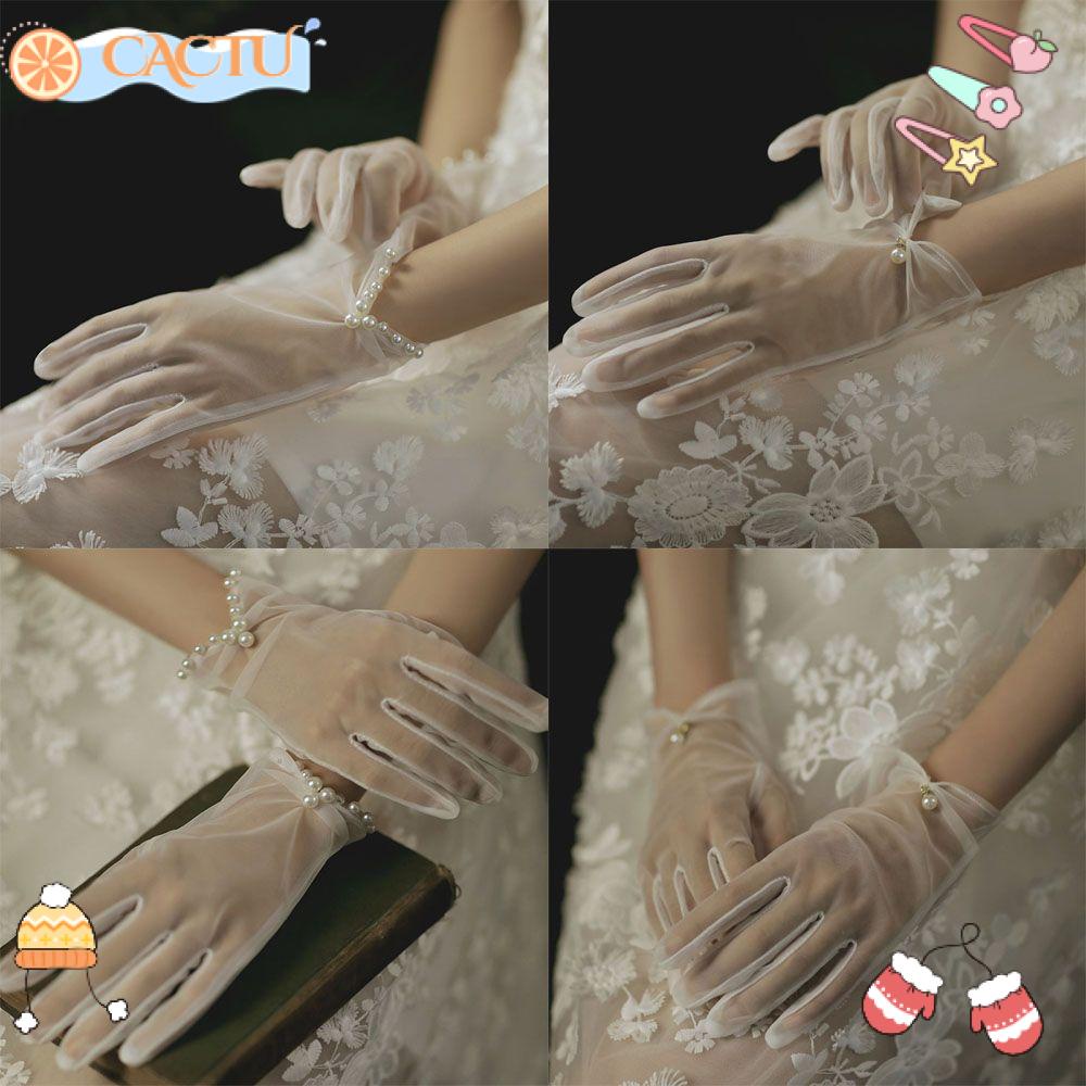 1 Cặp Găng Tay Ren Dành Cho Cô Dâu Trong Tiệc Hóa Trang