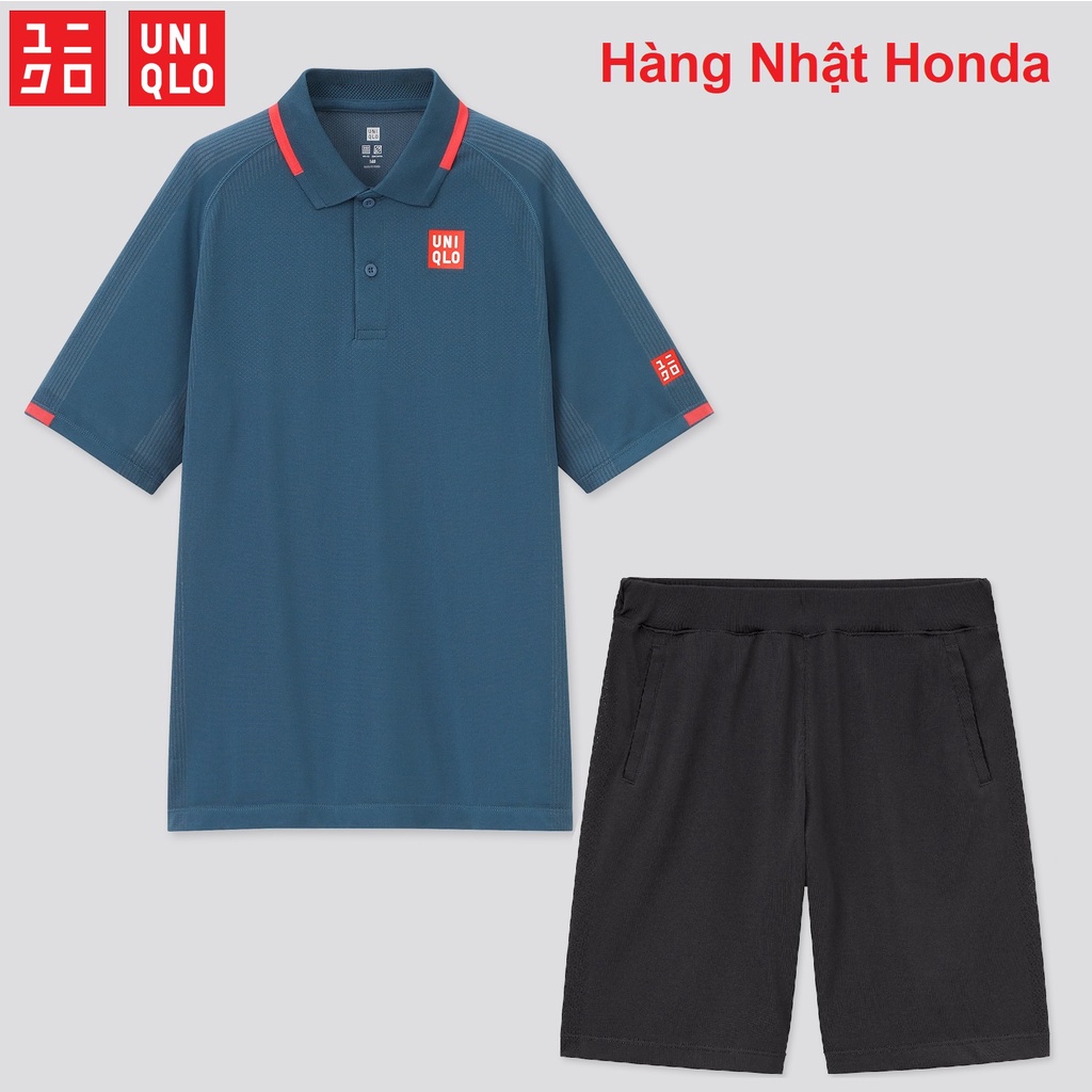 [Auth Uniqlo] Áo thể thao Tennis Uniqlo Roger Federer - Trẻ Em - Giải Pháp 2021