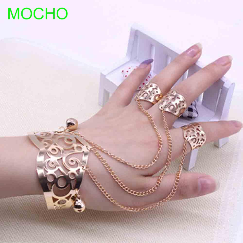 Vòng tay nối nhẫn thời trang độc đáo cho nữ