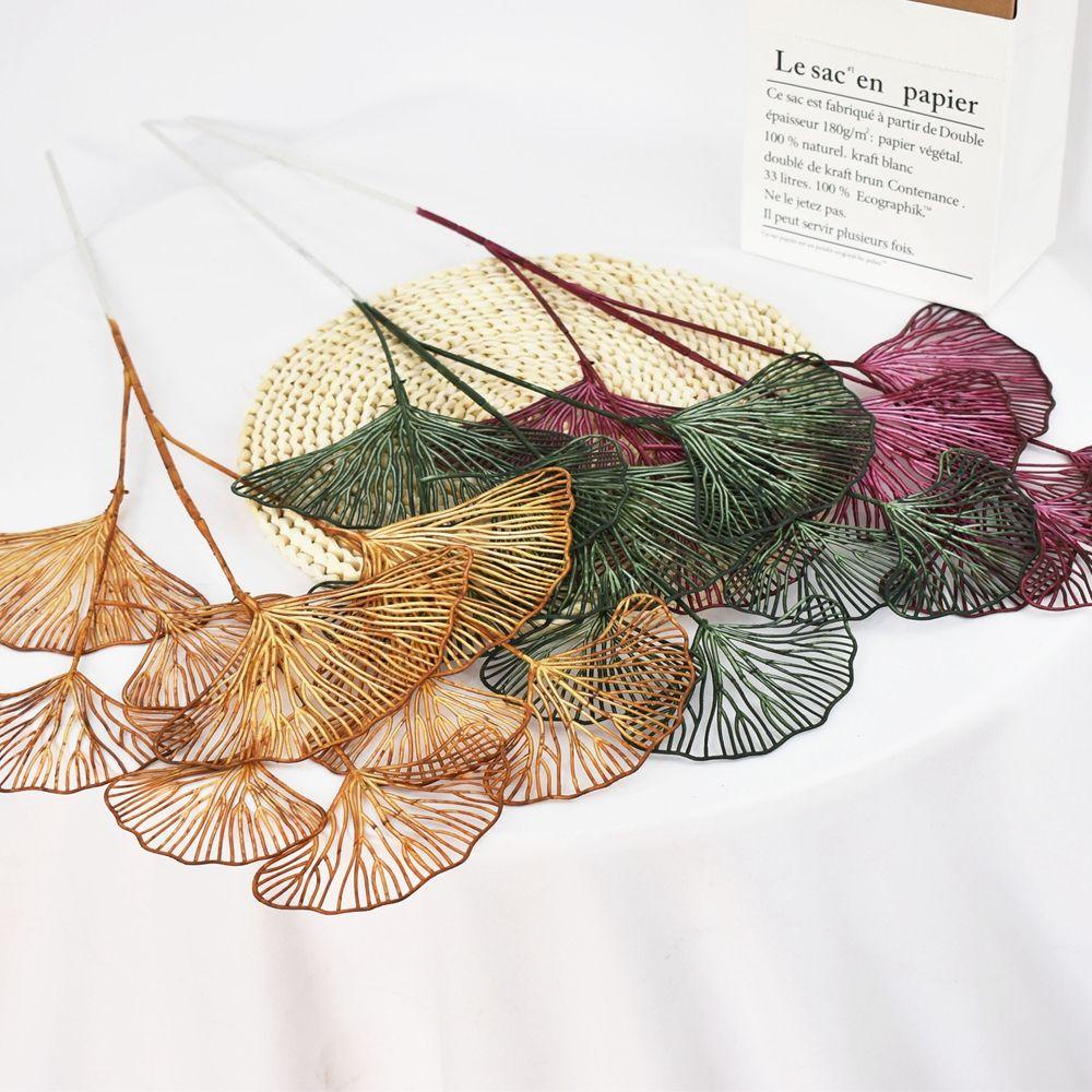 Epoch Lá Cây Ginkgo 3 Nhánh Dùng Trang Trí Tiệc Cưới