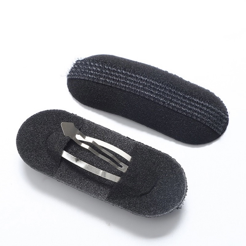 Set 2 kẹp làm phồng mái màu đen Loli