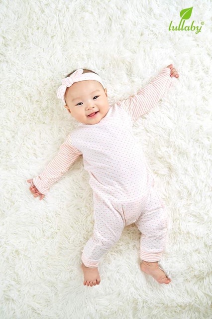 Body cài lệch liền quần bé trai, bé gái Lullaby (sleepsuit)