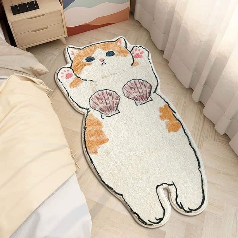 Thảm lau chân deco trang trí siêu cute 1m2x 40cm