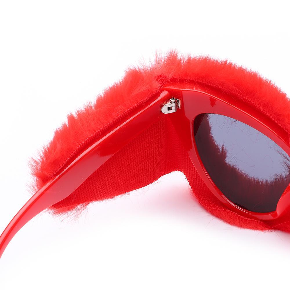 Osier1 Gọng Kính Lông Cừu Trang Trí Thủ Công Phong Cách Punk