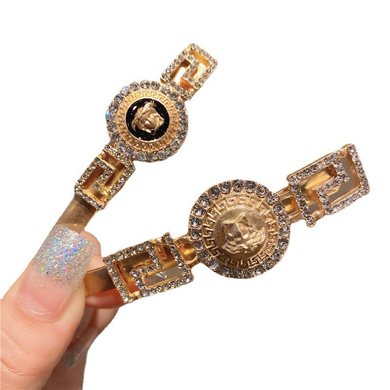 Kẹp Tóc Kim Loại Phong Cách Vintage Âu Mỹ Cho Nữ