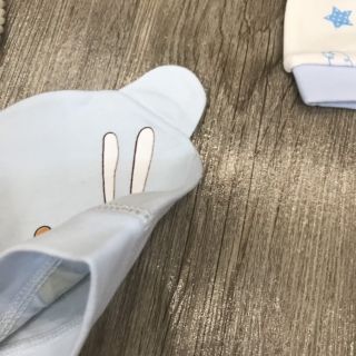 Combo 3 Mũ Cotton Che Thóp Cho Bé Sơ Sinh Mẫu Tai Gấu (Cho Bé Dưới 3 tháng)
