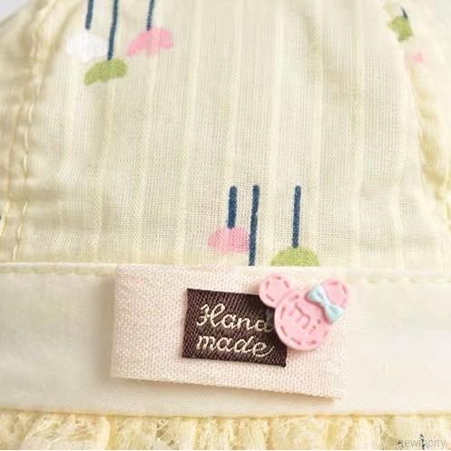 Nón Bucket phối ren hoa phong cách công chúa cho bé gái