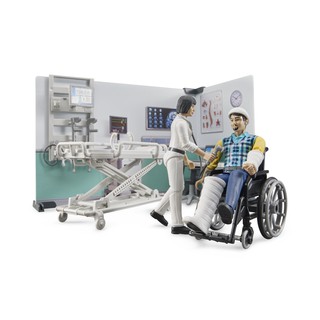 Đồ chơi dạng mô hình theo tỷ lệ thu nhỏ 1:16 Phòng cấp cứu Bruder BRU62711