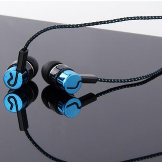 HẾT HÀNG Tai nghe in ear kim loại dây dù chống rối Super Bass