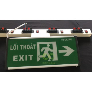 Đèn Exit 2 Mặt Mũi Tên Chỉ Hướng 1 Chiều EX02-01