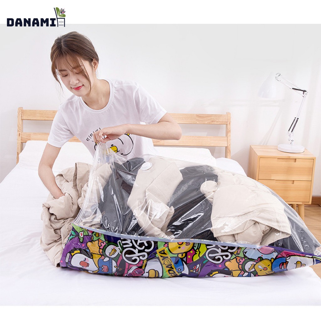 Máy hút chân không – Túi hút chân không đựng quần áo, chăn màn mền, gọn gàng, chống mốc - Danami official store