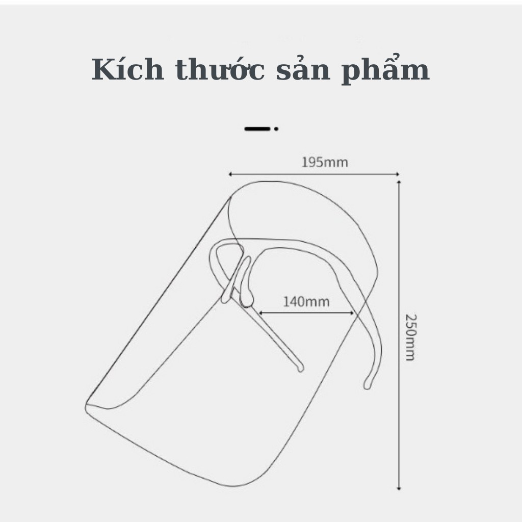 Kính chống giọt bắn bảo hộ chống dịch.kính phòng dịch Face Shield