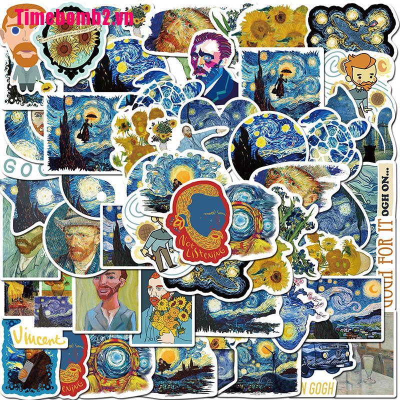 Bộ 40 Tranh Treo Tường Vincent Willem Van Gogh
