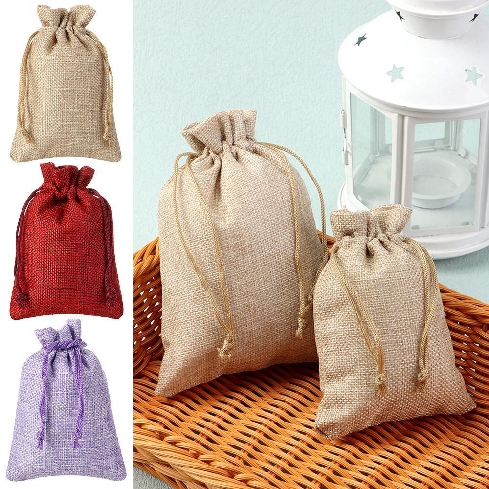 Túi Đựng Kẹo Bằng Vải Bố Trang Trí Nhà Cửa