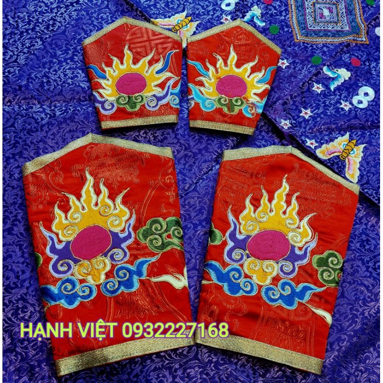 Bộ xà cạp ( bao chân , bao tay ) Hầu Đồng - Trang phục Phụ kiện Hầu Đồng