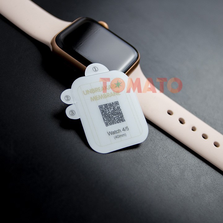 Miếng Dán Dẻo PPF Tự Phục Hồi Trầy Xước Cho Apple Watch Series 6 Size 38/40/42/44mm - Phụ Kiện Tomato