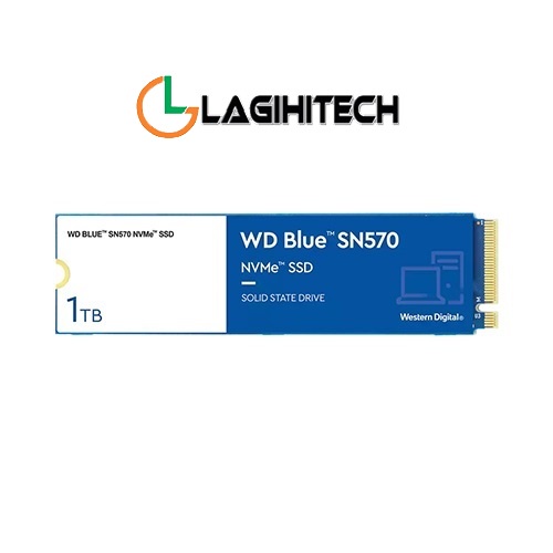 Ổ cứng SSD Western Digital Blue SN570 M2 2280 PCIe NVMe Gen3x4 500GB / 1TB - Chính Hãng WD