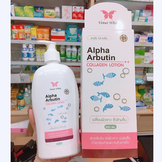 Dưỡng Trắng ALPHA ARBUTIN LOTION 3+PLUS COLAGEN 500ml