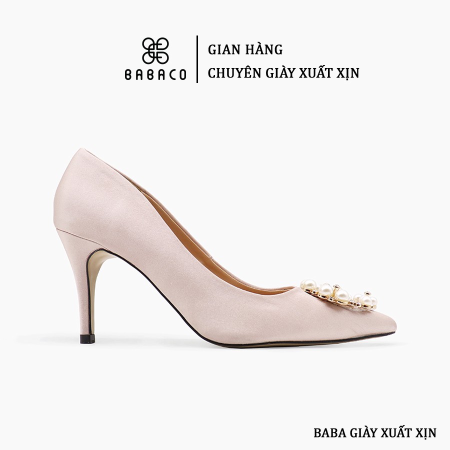 Giày cao gót nữ bAimée &amp; bAmor đính nơ ngọc 1374