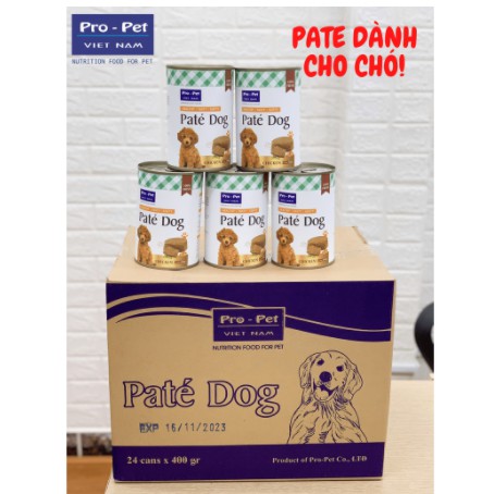 Pate (xốt) cho chó PRO PET 400g