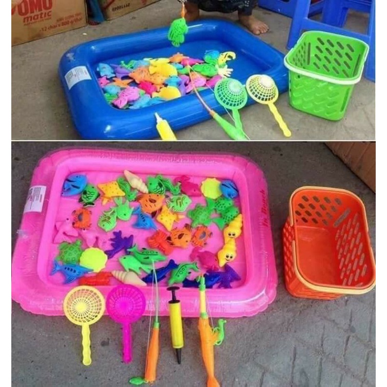 Rổ câu cá tặng bể câu cho bé